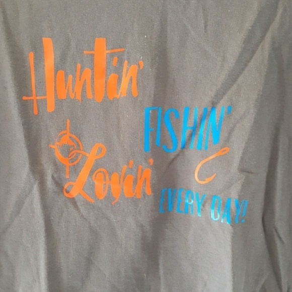 Gildan small hunting fishing and loving everyday - Picture 1 of 2